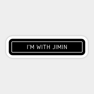 I AM WITH JIMIN Sticker